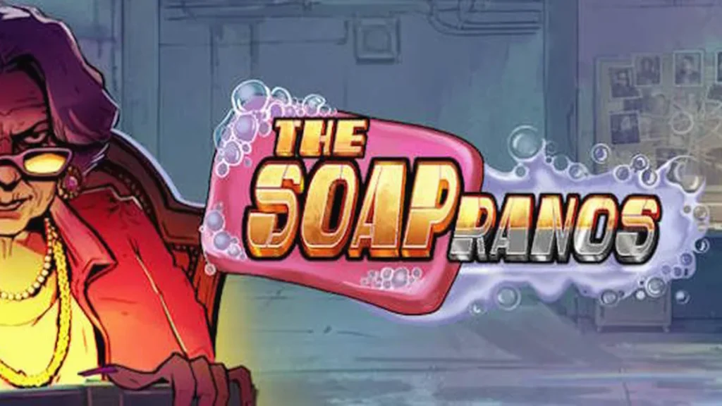 Interface visual e design de símbolos do jogo de slot Soapranos