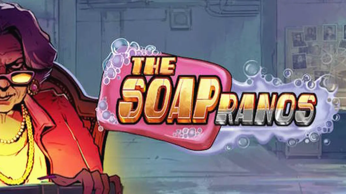 Interface visual e design de símbolos do jogo de slot Soapranos